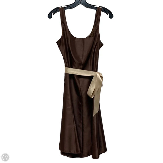 Dress Party Short By Coldwater Creek In Brown & Cream, Size: Xlp