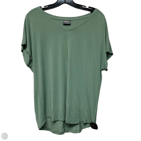 Athletic Top Short Sleeve By 32 Degrees In Green, Size: M