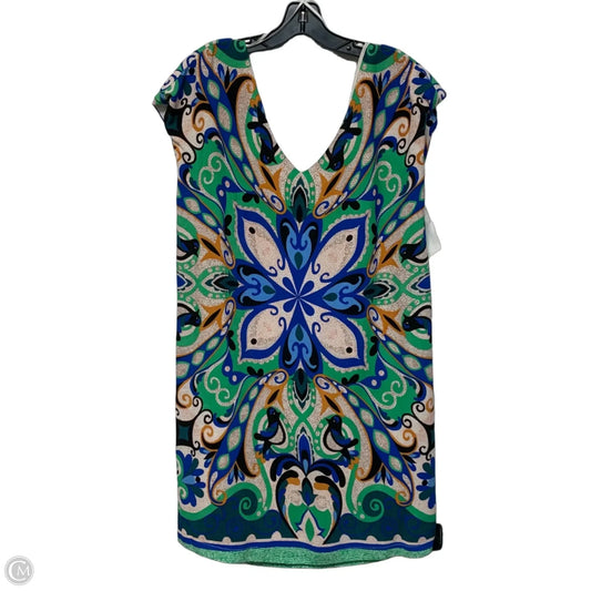 Dress Casual Short By Maeve In Blue & Green, Size: M
