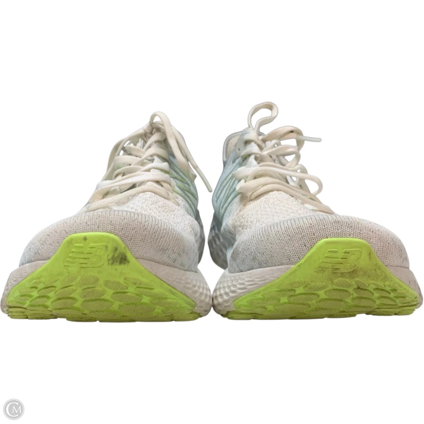 Shoes Athletic By New Balance In Green & Grey, Size: 10
