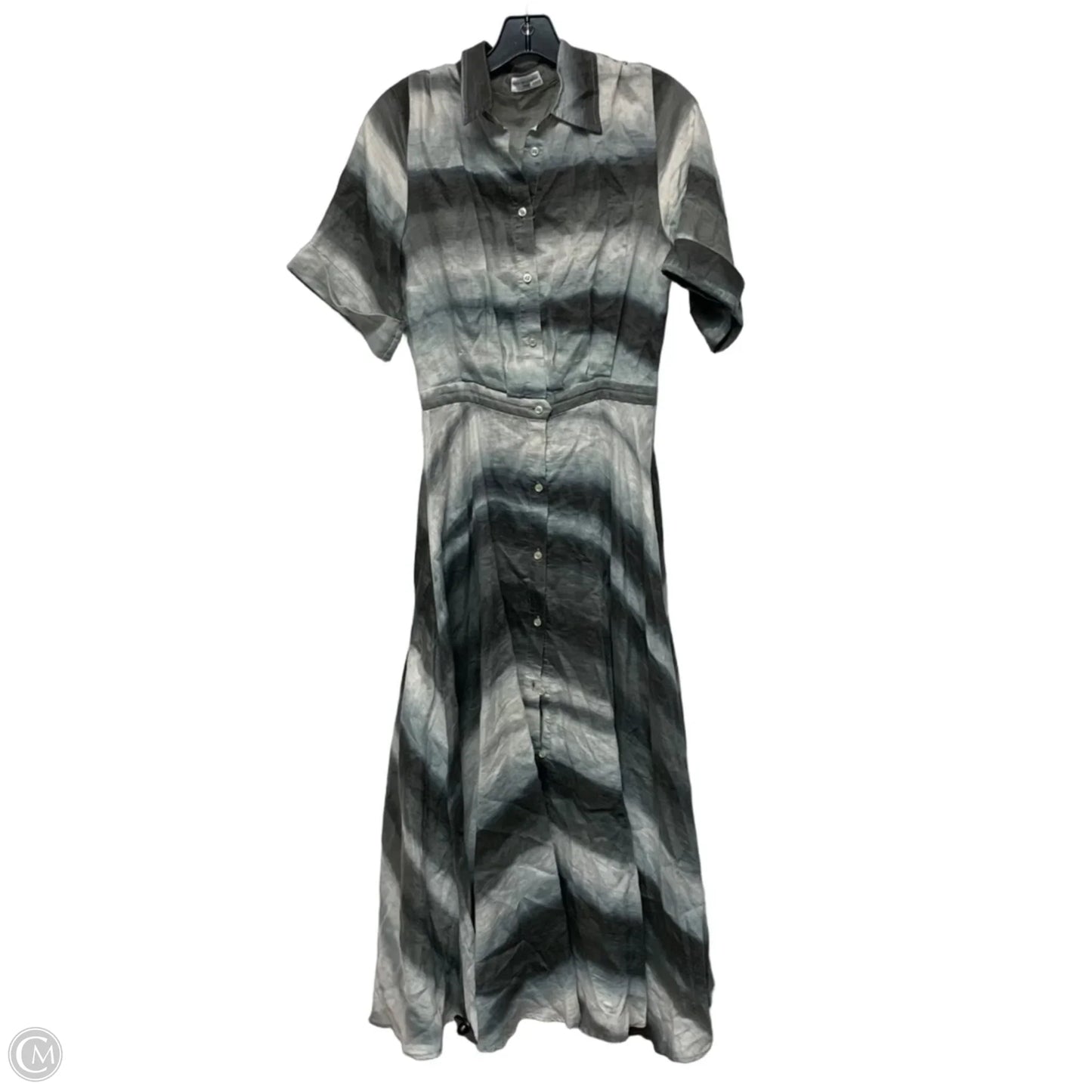 Dress Casual Short By OFFICINE GENERALE In Green & Grey, Size: Xs