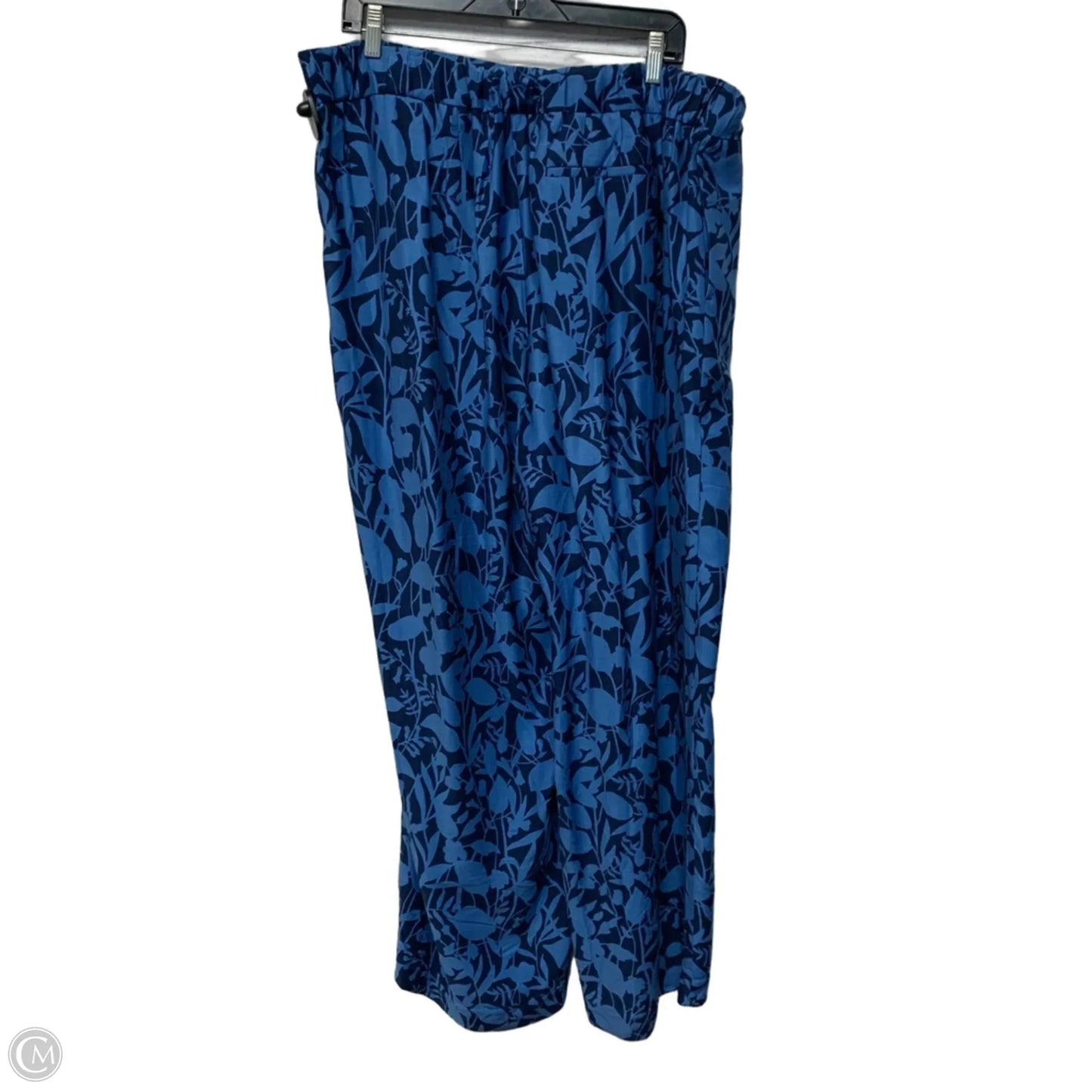Pants Wide Leg By Talbots In Blue, Size: 2x
