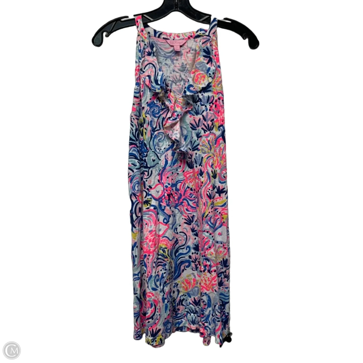 Dress Designer By Lilly Pulitzer In Blue & Pink, Size: S