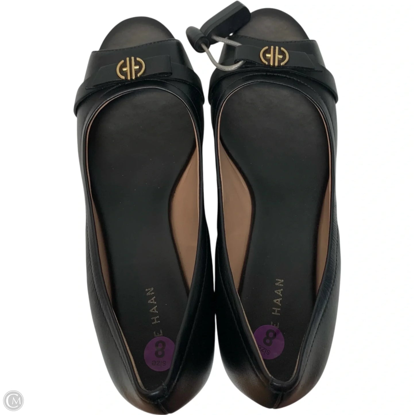 Shoes Heels Wedge By Cole-haan In Black, Size: 8