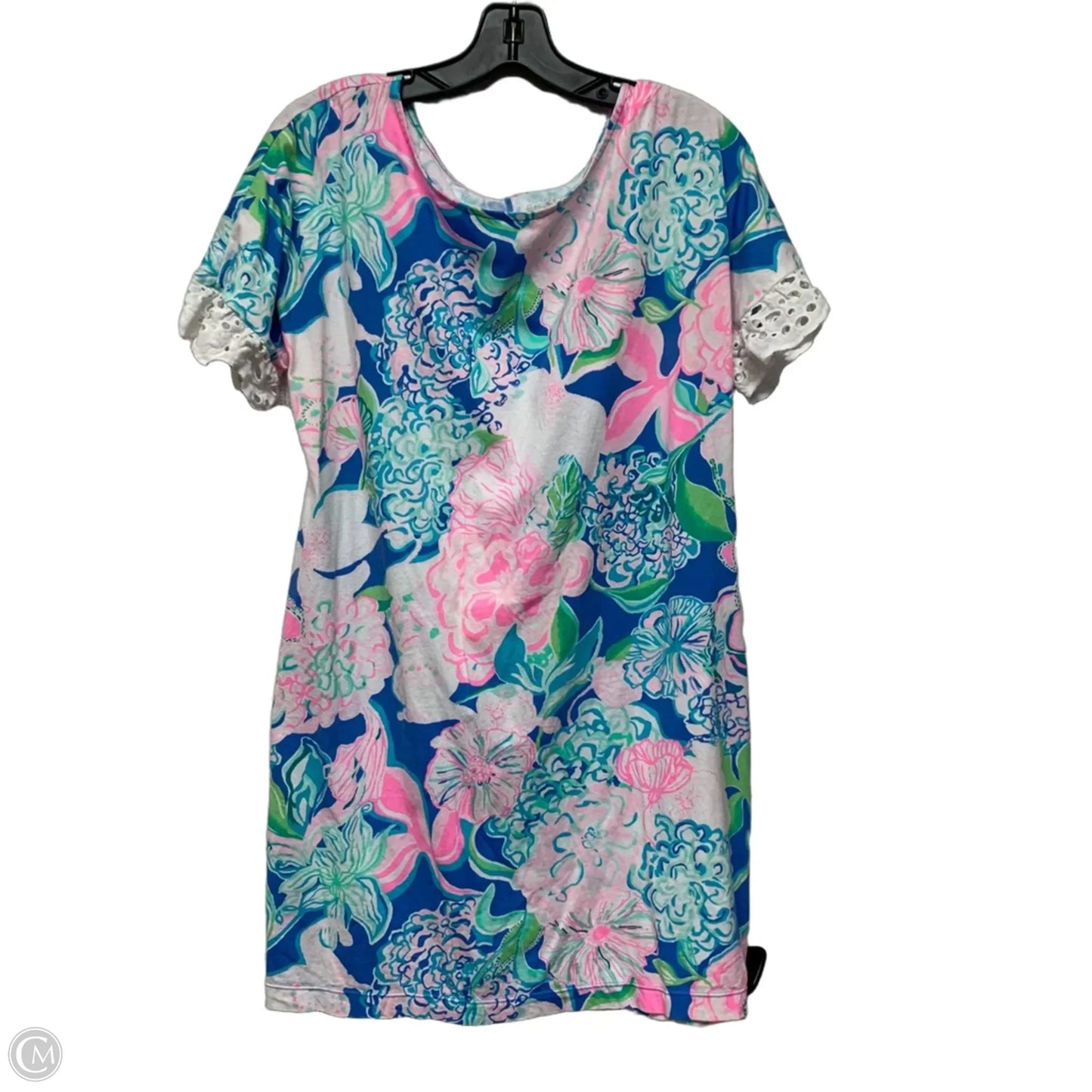 Dress Designer By Lilly Pulitzer In Blue & Pink, Size: M