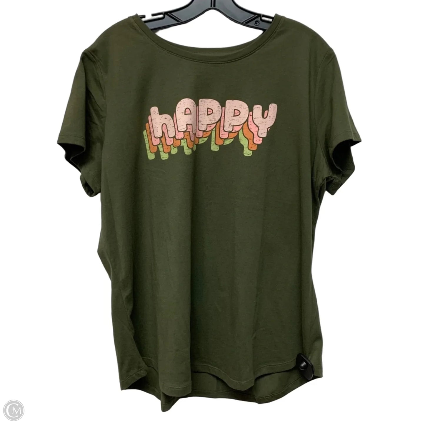 Top Short Sleeve By Sonoma In Green, Size: Xxl