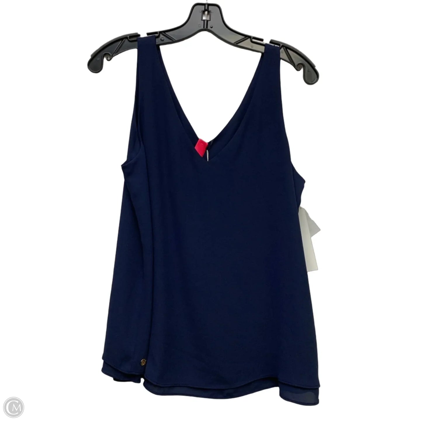 Top Sleeveless Designer By Lilly Pulitzer In Navy, Size: M