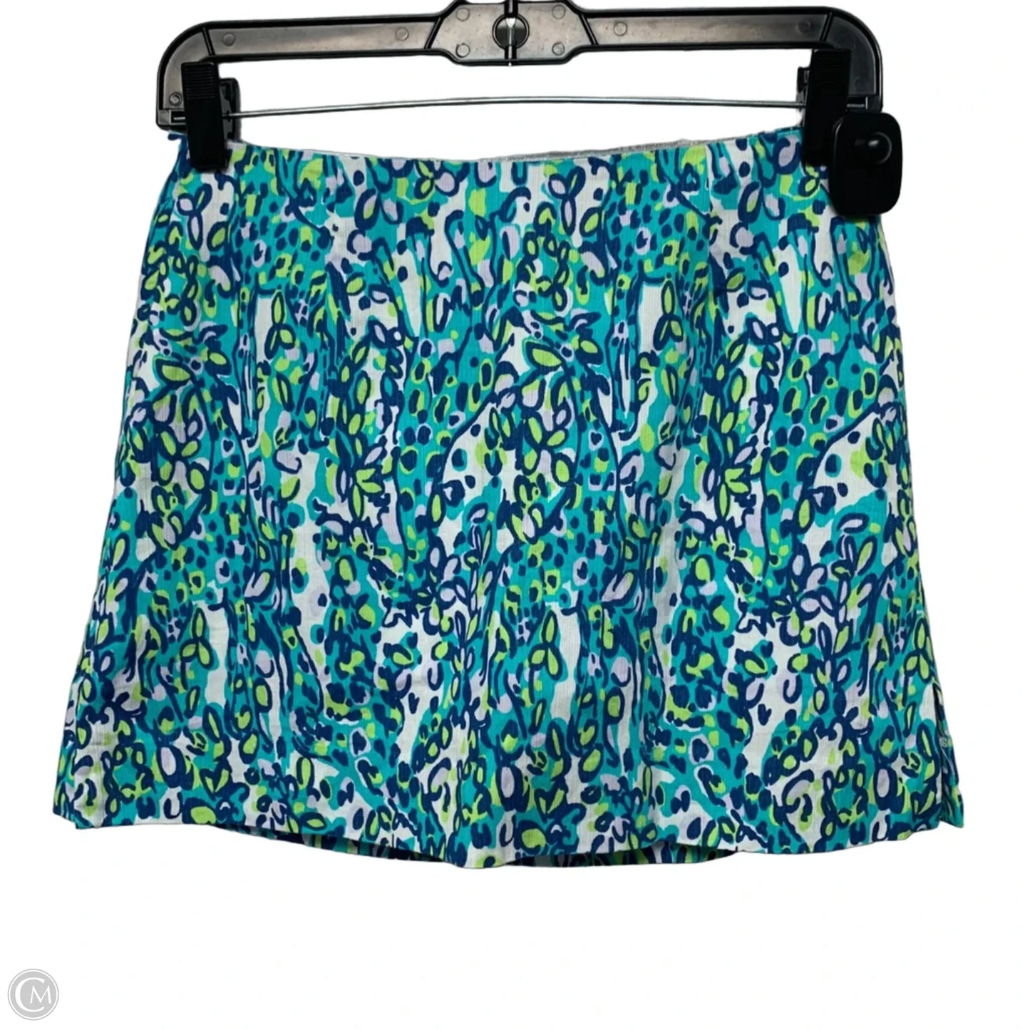 Skort Designer By Lilly Pulitzer In Blue & Green, Size: 0