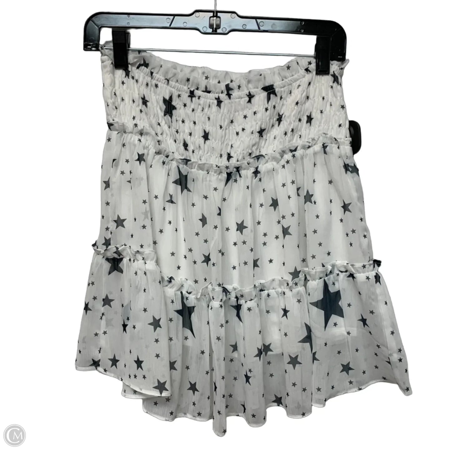 Skirt Mini & Short By Storia In Black & White, Size: L