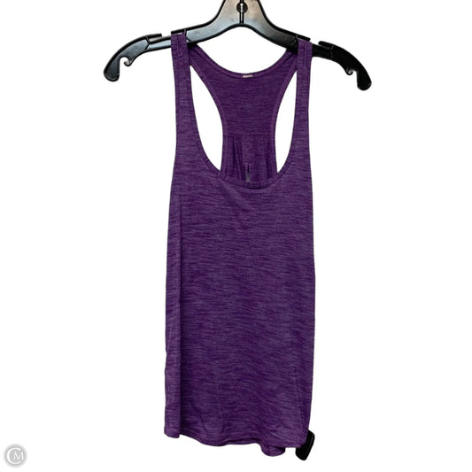 Athletic Tank Top By Lululemon In Purple, Size: S