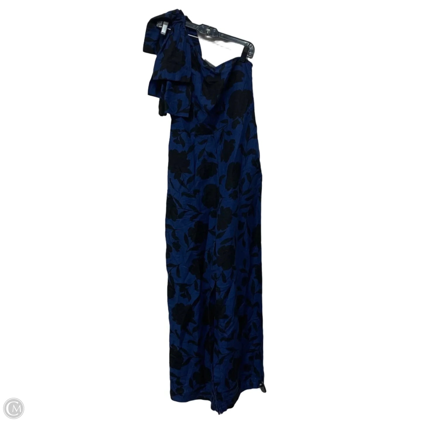 Jumpsuit Designer By Kate Spade In Black & Blue, Size: Xs