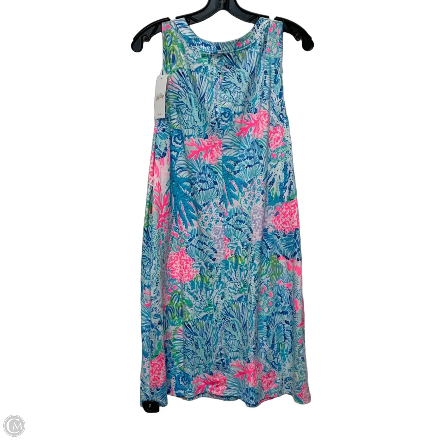 Dress Designer By Lilly Pulitzer In Blue & Pink, Size: Xl