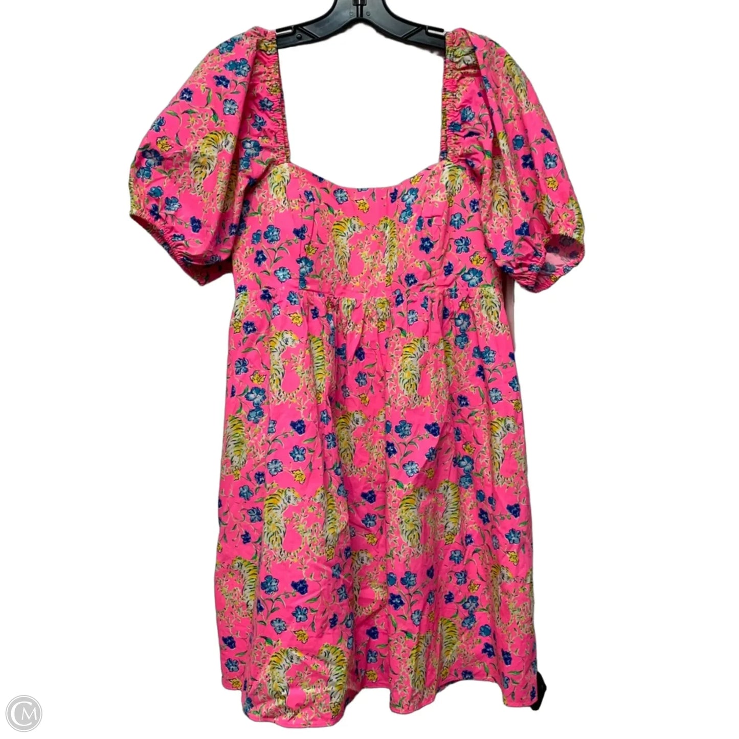 Dress Designer By Lilly Pulitzer In Pink & Yellow, Size: M