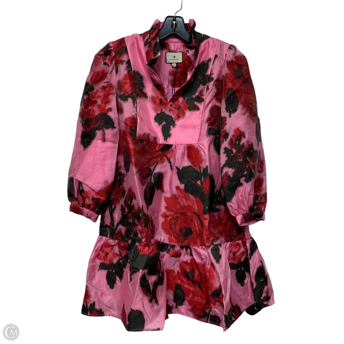 Dress Designer By Tuckernuck In Pink & Red, Size: Xs