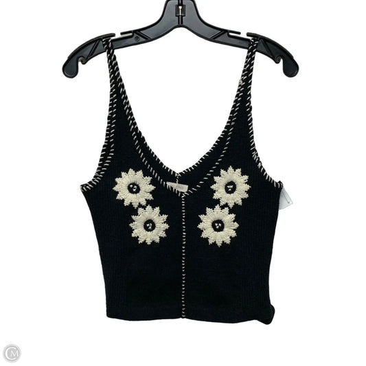 Top Sleeveless By Pilcro In Black & White, Size: S