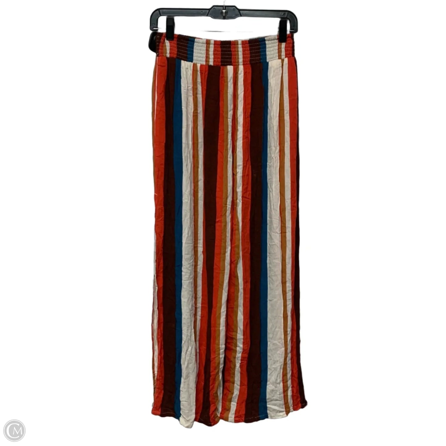 Pants Wide Leg By Elan In Brown & Orange, Size: M