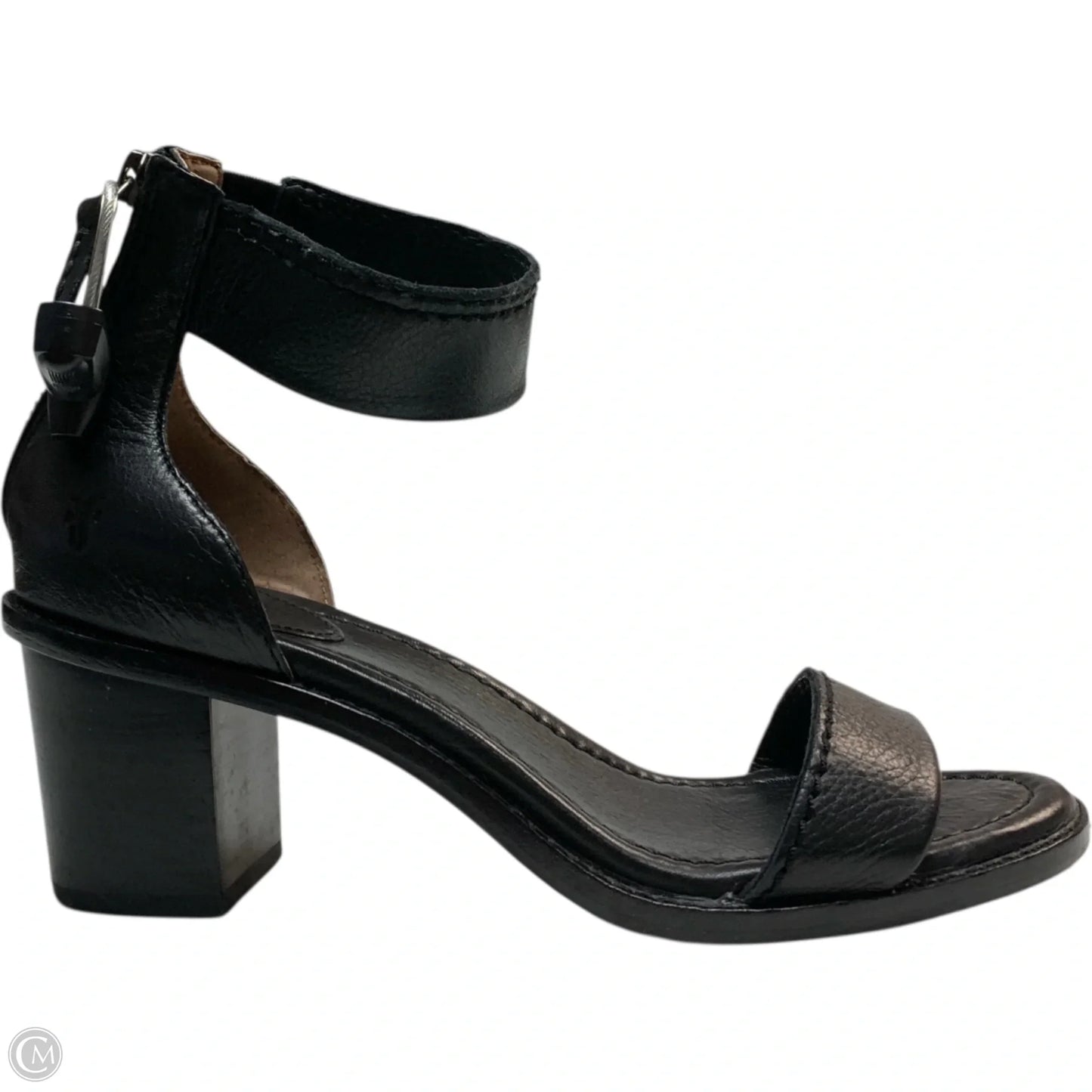 Sandals Designer By Frye In Black, Size: 7.5
