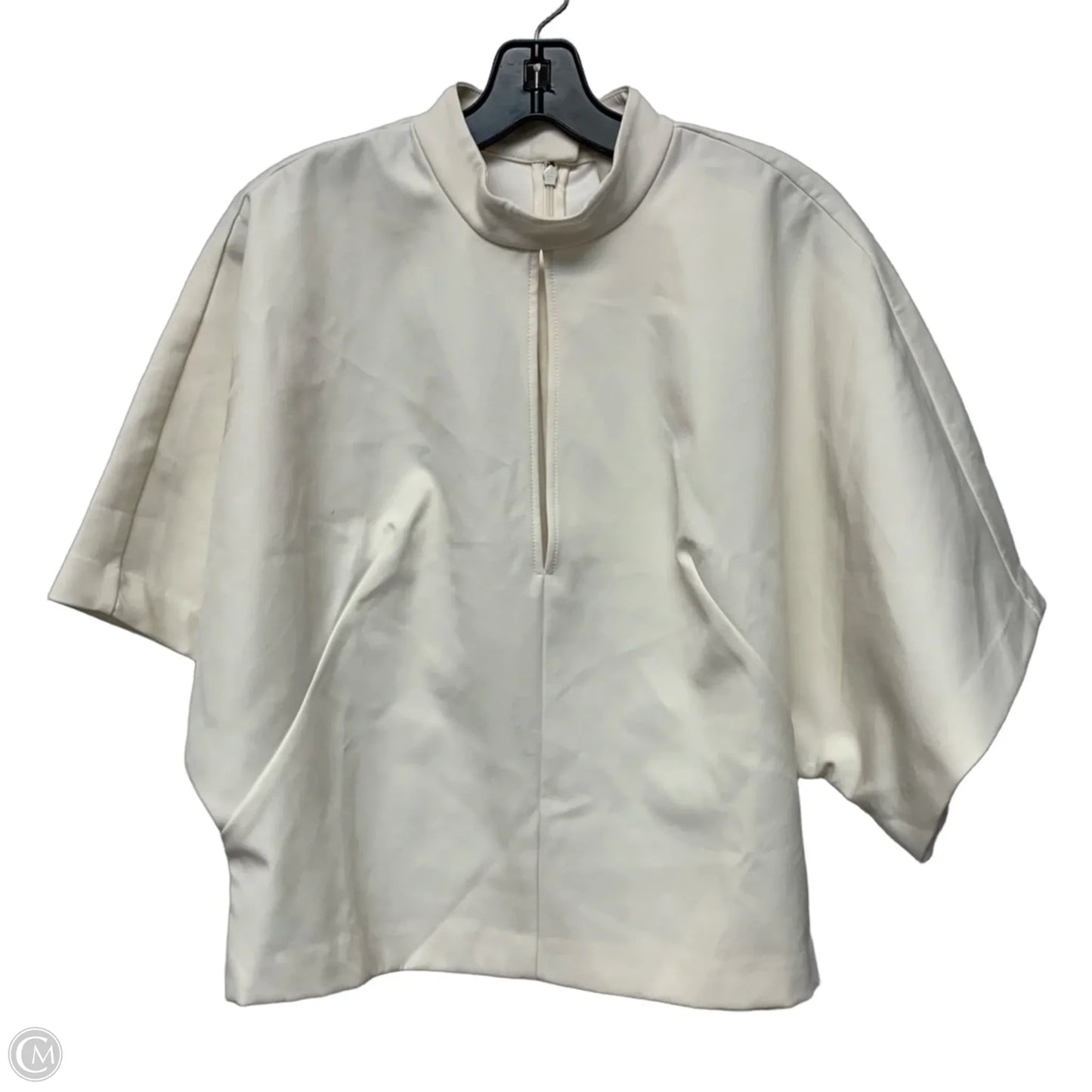 Top Short Sleeve By Maeve In Cream, Size: M