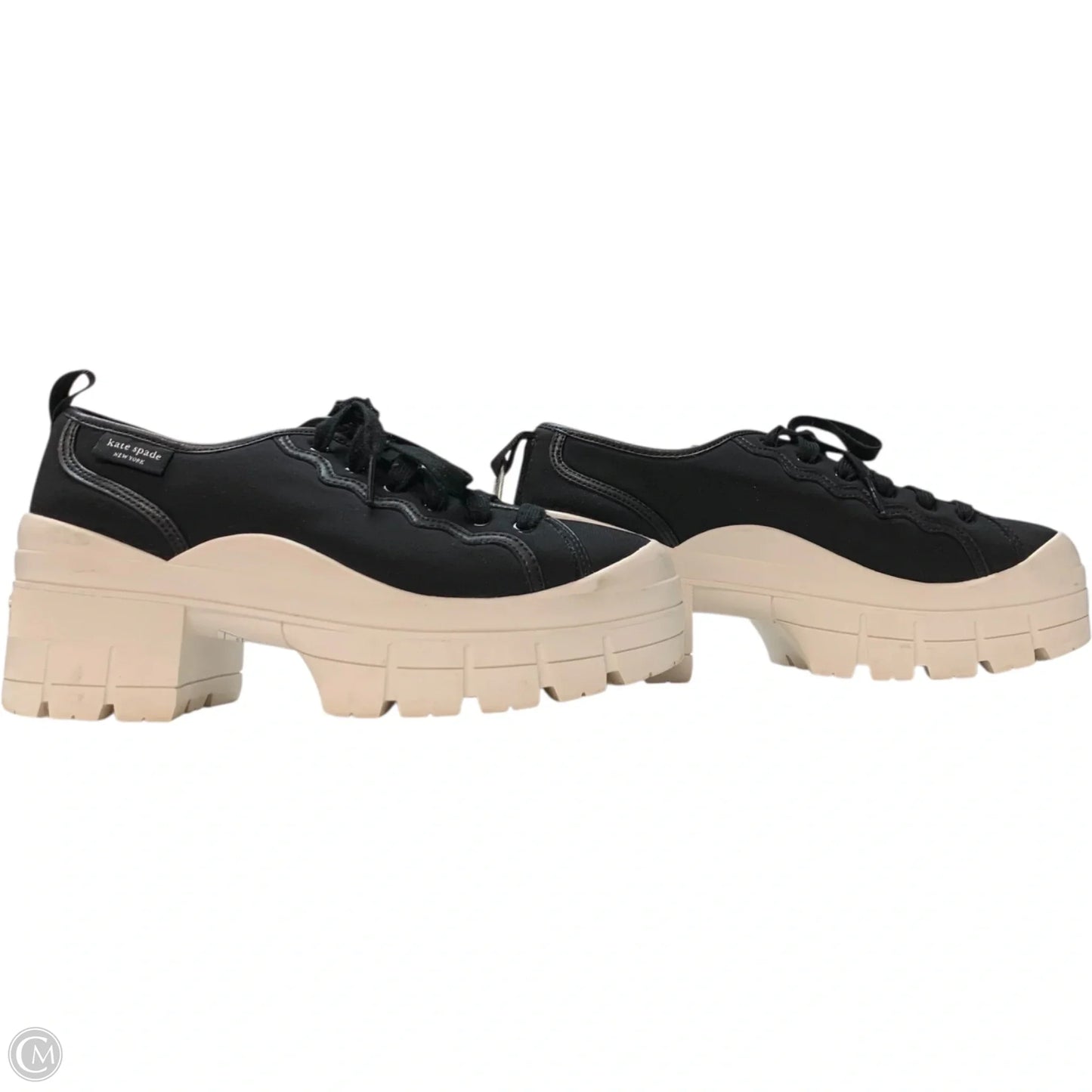 Shoes Designer By Kate Spade In Black & White, Size: 9
