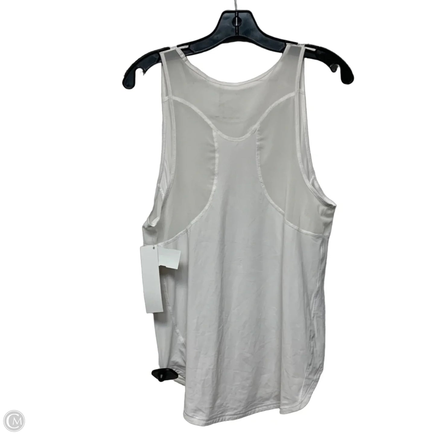 Athletic Tank Top By Lululemon In White, Size: L