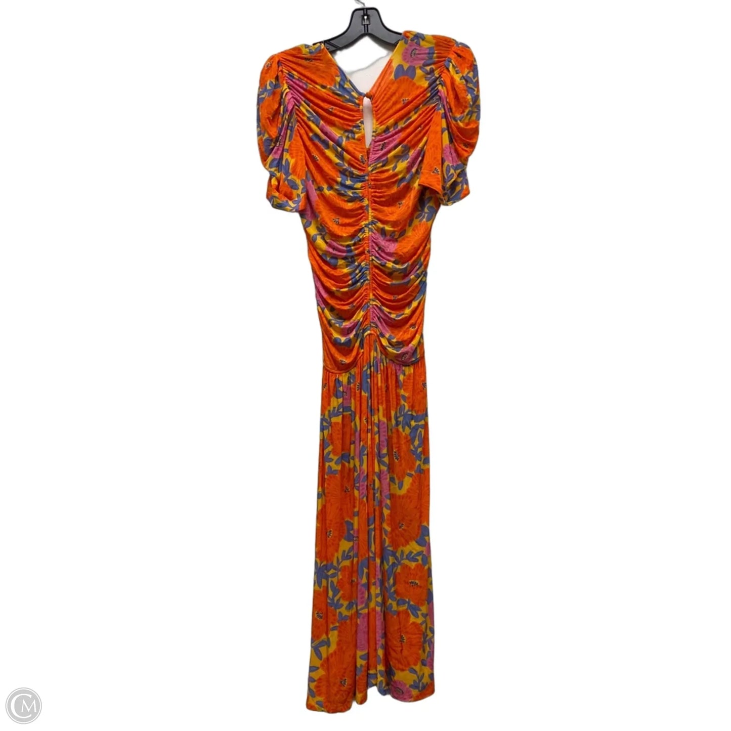 Dress Designer By Farm Rio In Orange, Size: M
