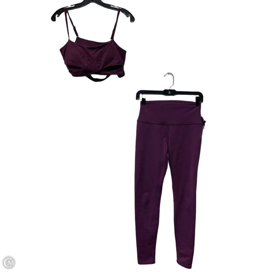 Athletic Pants 2pc By Alo In Purple, Size: S