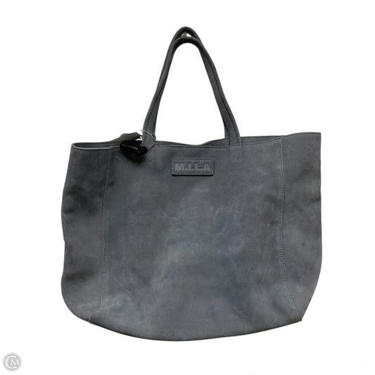 Handbag Leather By M.I.L.A., Size: Large