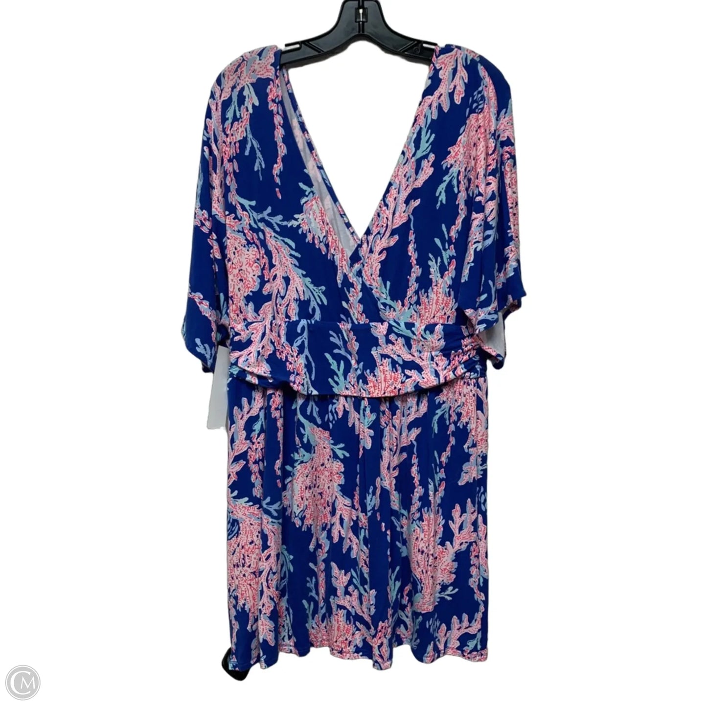 Dress Designer By Lilly Pulitzer In Blue & Pink, Size: Xl