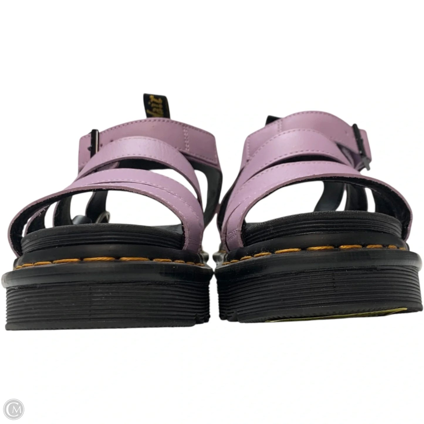 Sandals Designer By Dr Martens In Purple, Size: 8