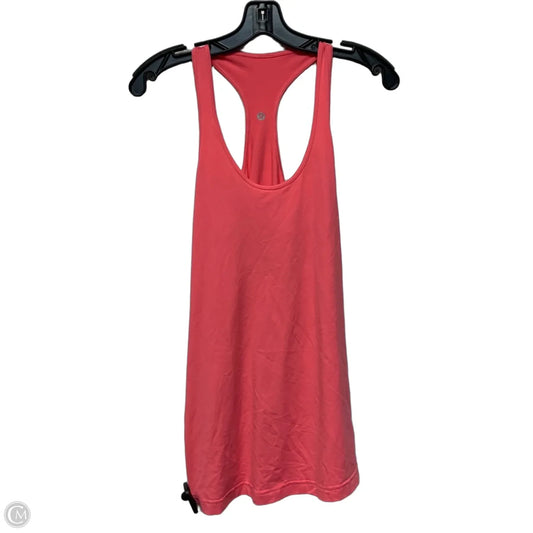 Athletic Tank Top By Lululemon In Pink, Size: M