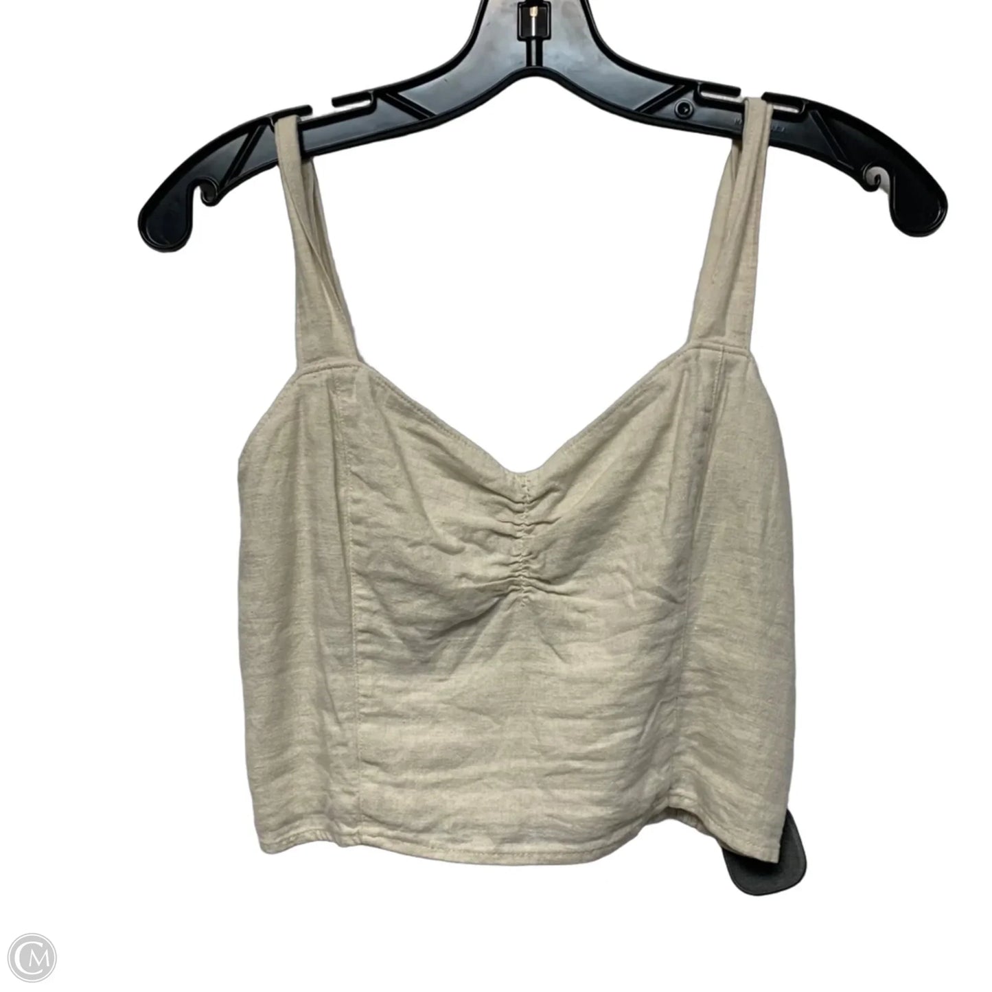 Top Sleeveless By Abercrombie And Fitch In Cream, Size: S