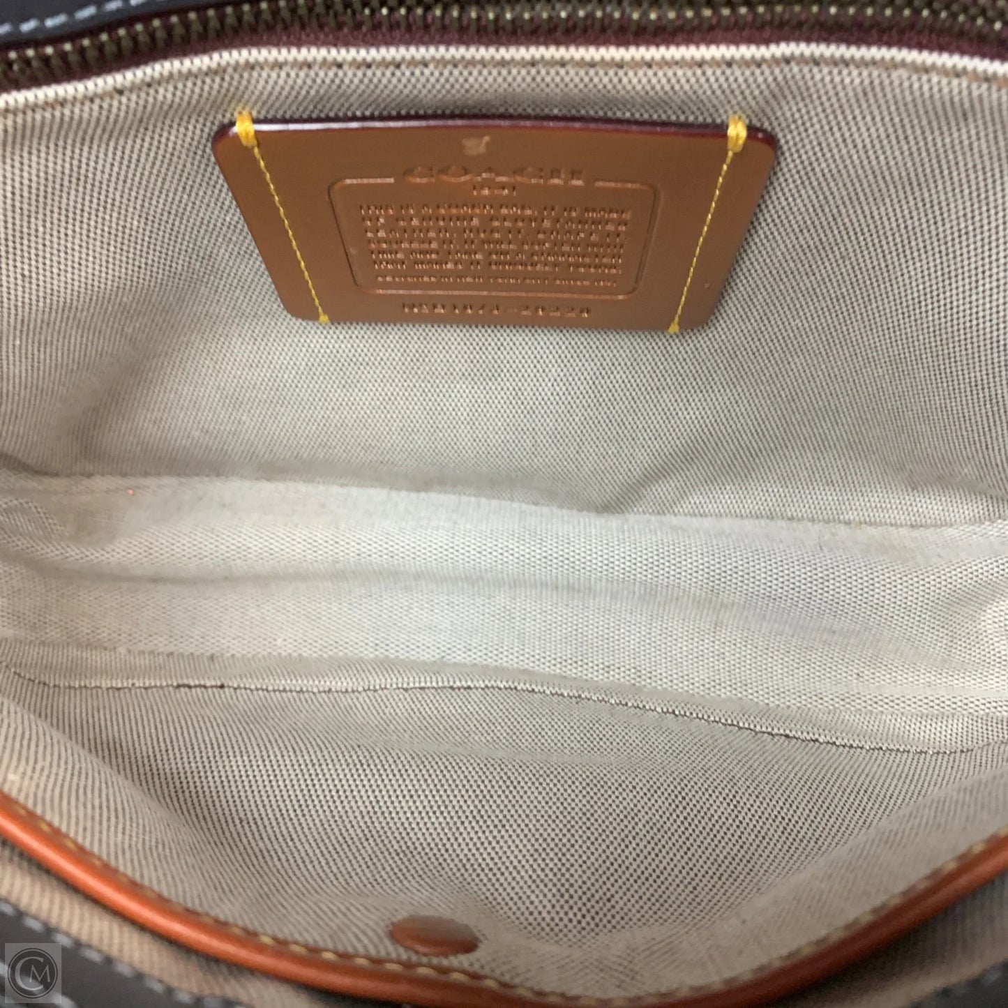 Crossbody Designer By Coach, Size: Medium