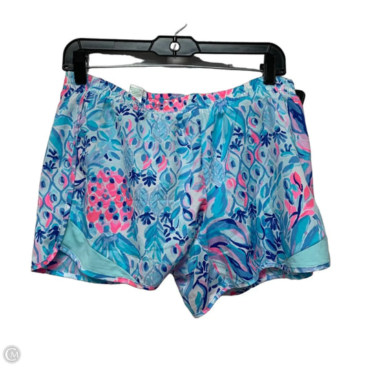Shorts Designer By Lilly Pulitzer In Blue & Pink, Size: M
