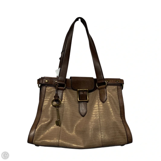 Handbag By Fossil, Size: Medium