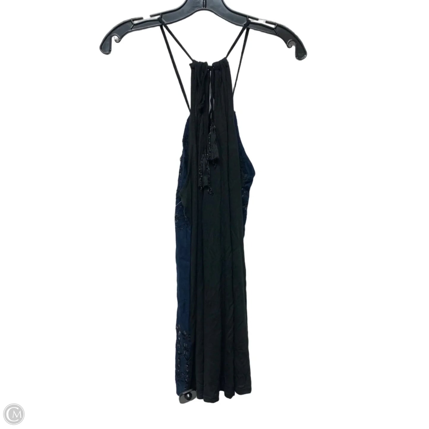 Top Sleeveless By Lucky Brand In Black & Blue, Size: Xs