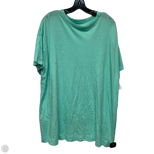 Top Short Sleeve Basic By Old Navy In Teal, Size: Xl