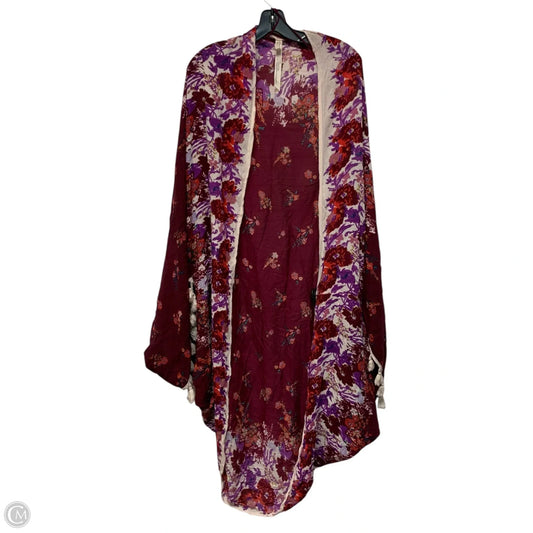 Kimono By Free People In Purple & Red, Size: Osfm