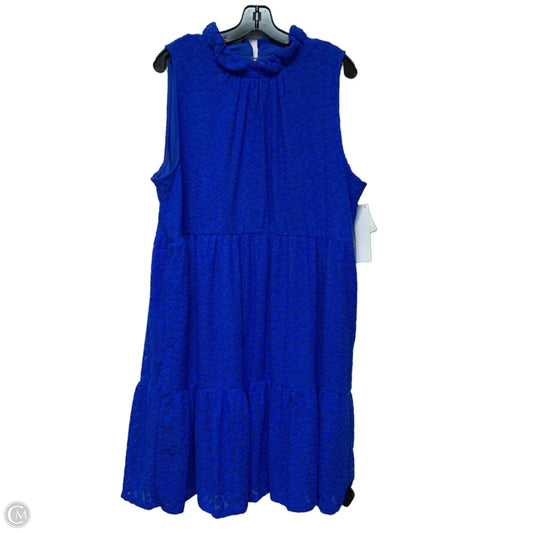 Dress Designer By Lilly Pulitzer In Blue, Size: 1x