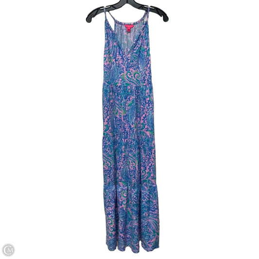 Dress Designer By Lilly Pulitzer In Blue & Pink, Size: Xxs