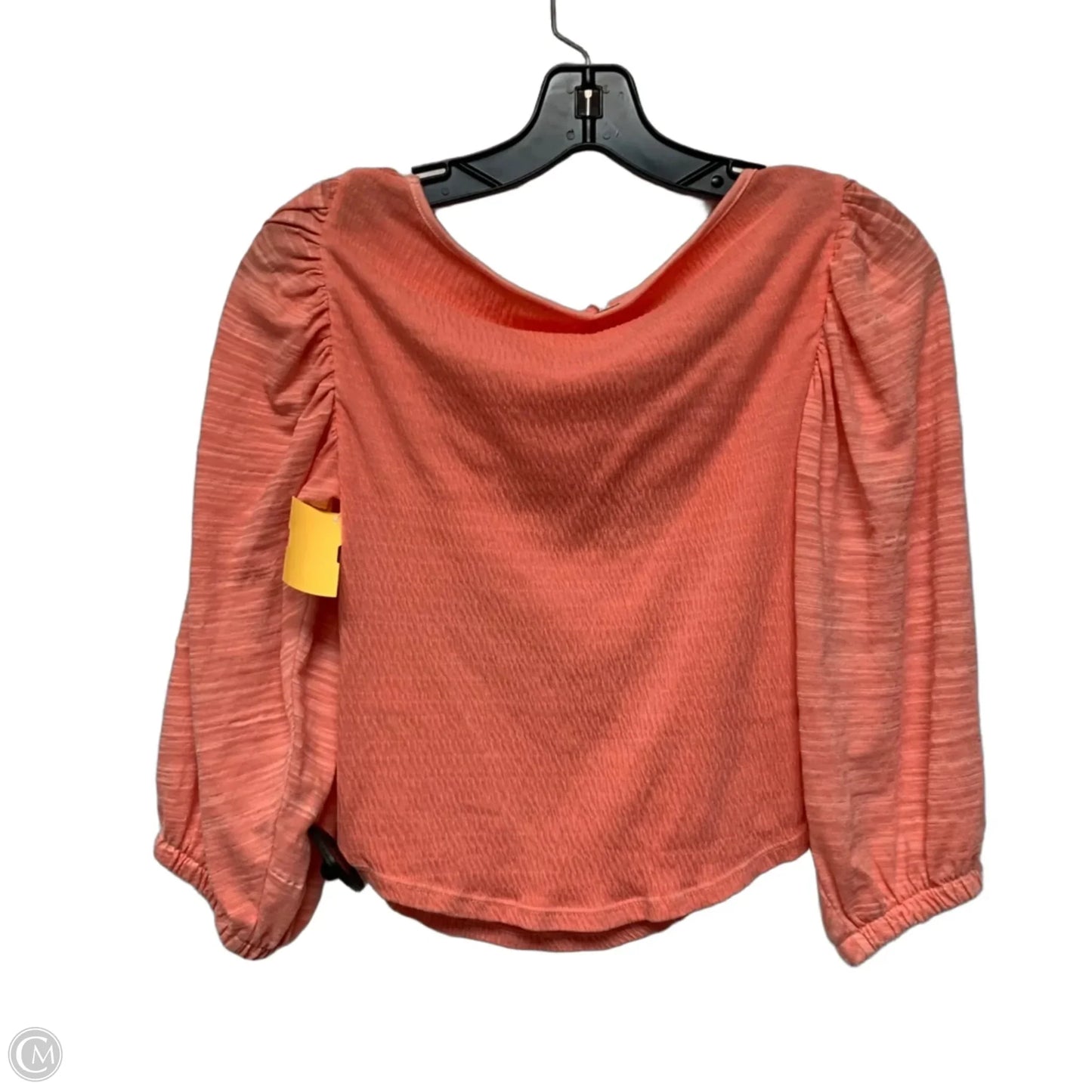 Top Long Sleeve By Free People In Orange, Size: S