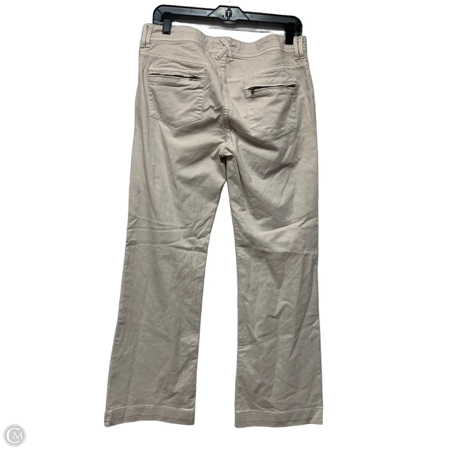 Jeans Boot Cut By Pilcro In Cream Denim, Size: 10