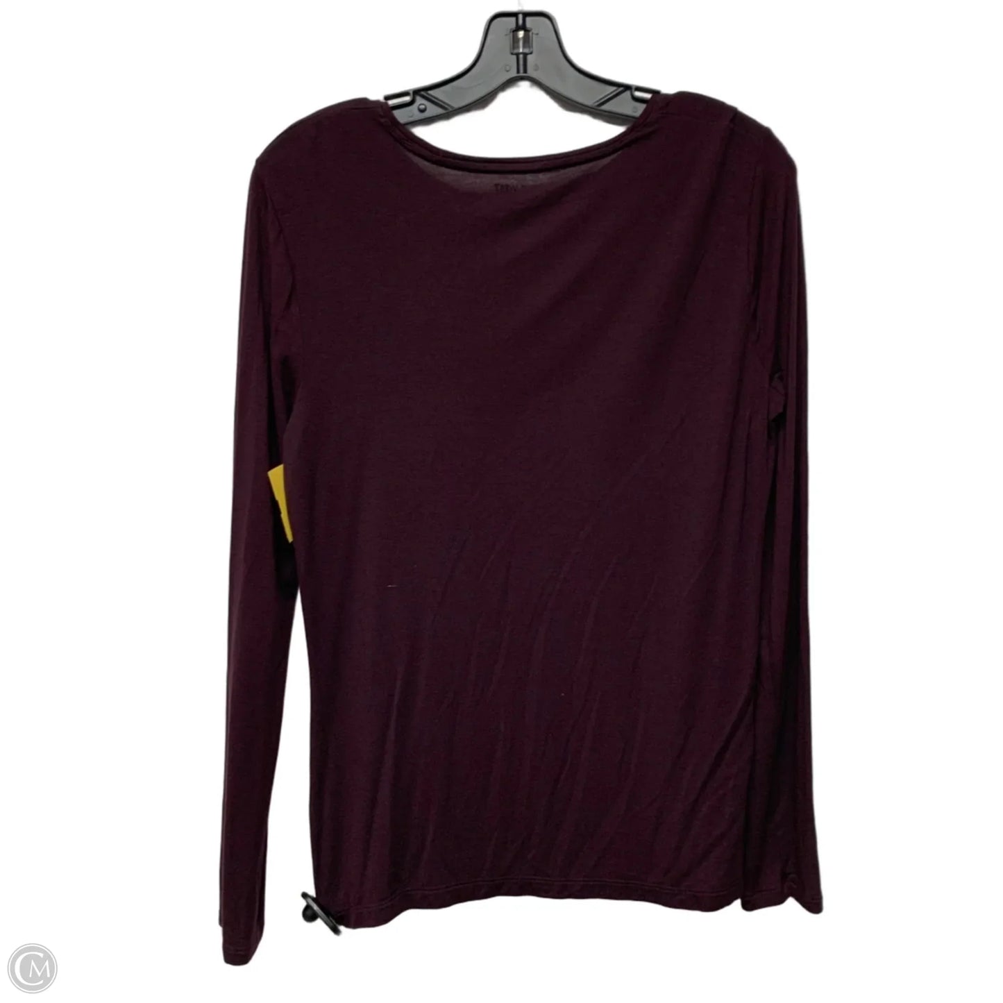 Top Long Sleeve Basic By Nine West In Purple, Size: M