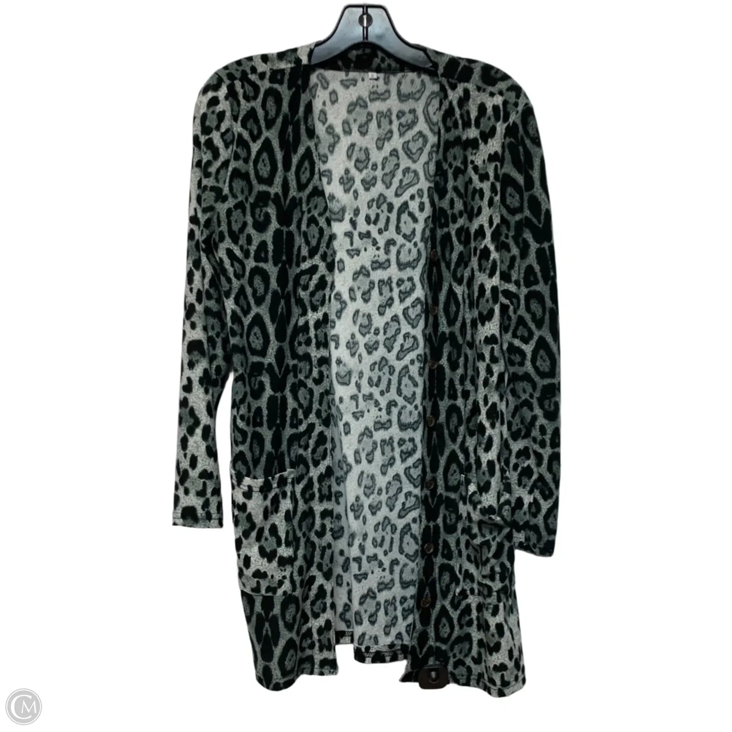 Cardigan In Animal Print, Size: S