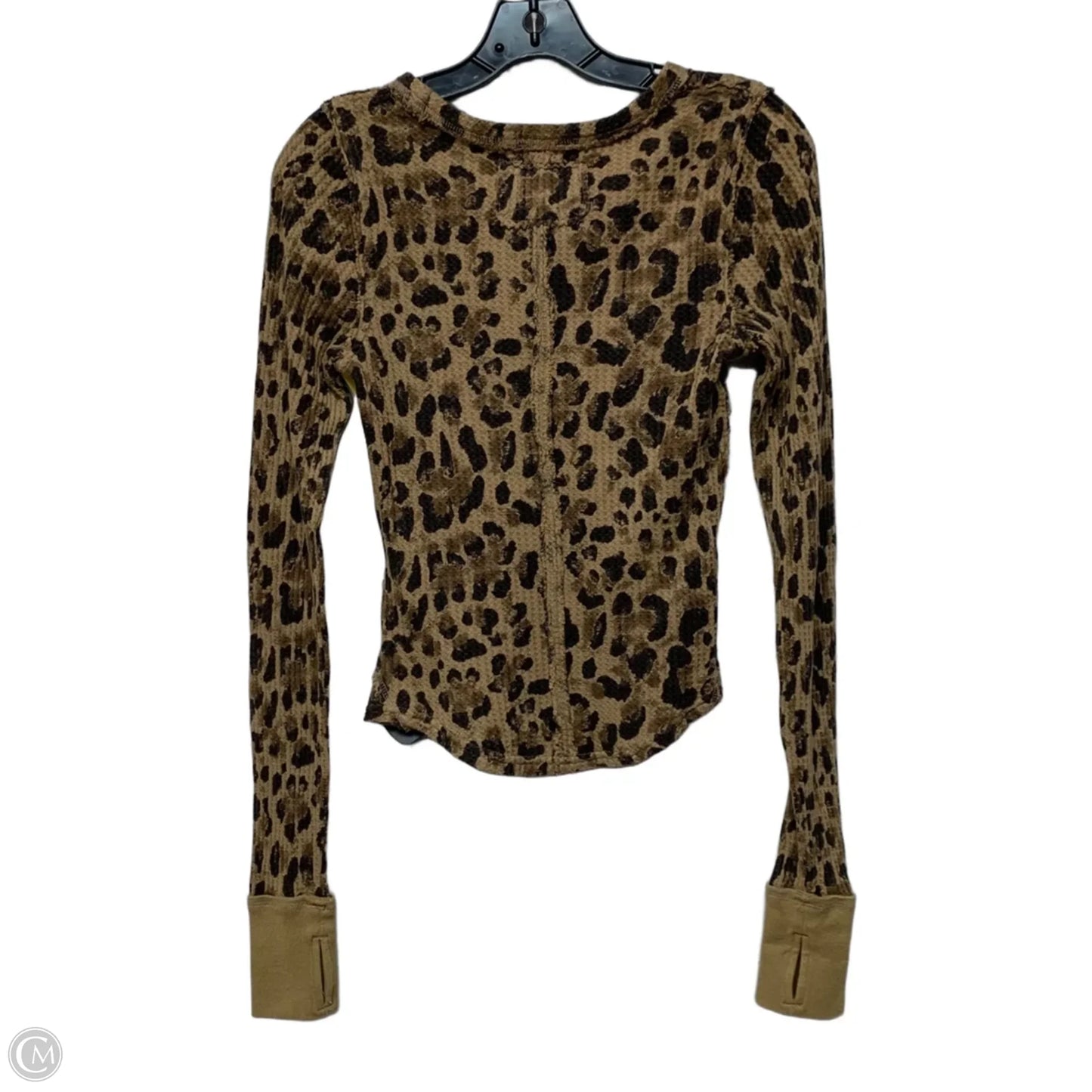 Top Long Sleeve By We The Free In Animal Print, Size: Xs