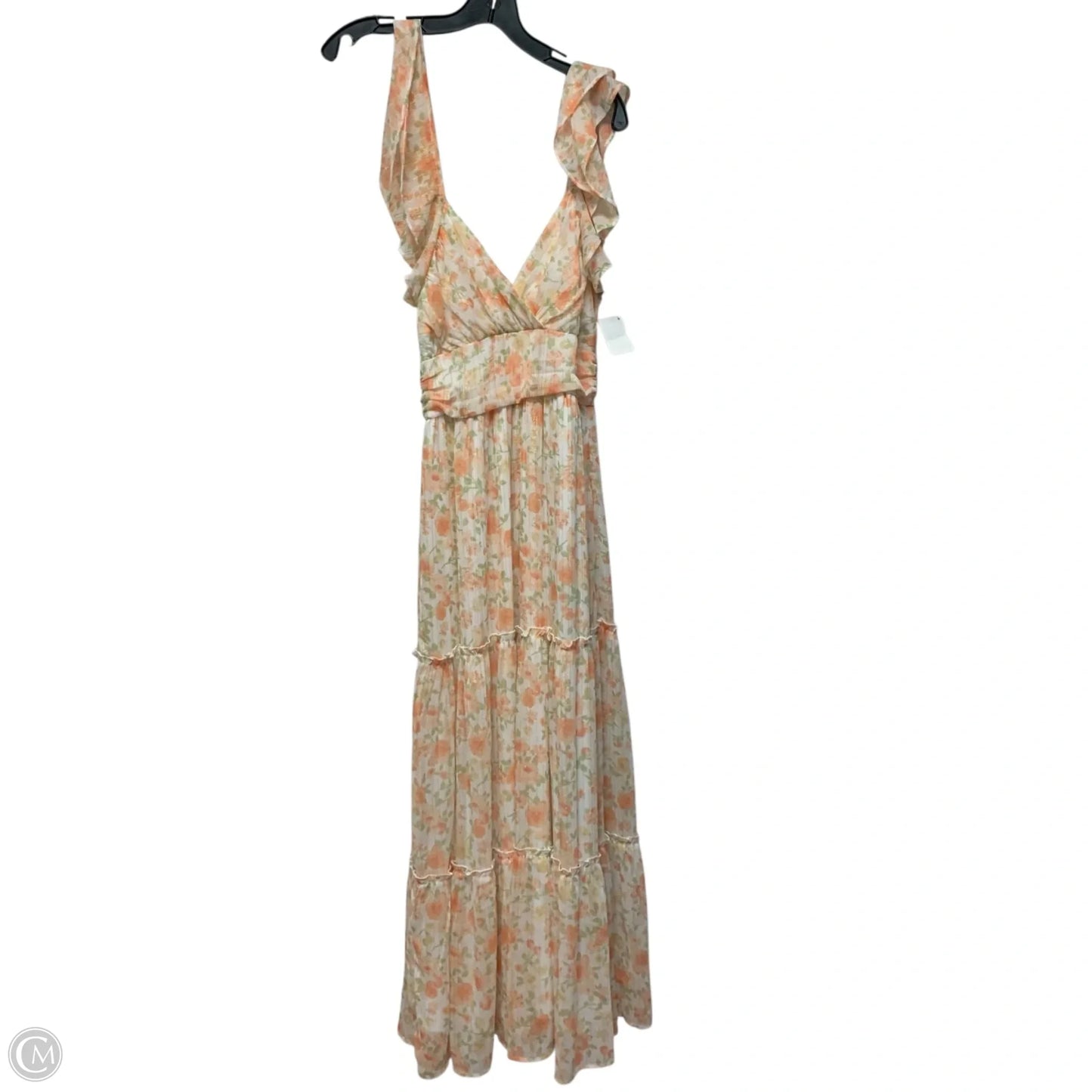 Dress Casual Maxi By Altard State In Orange & White, Size: S