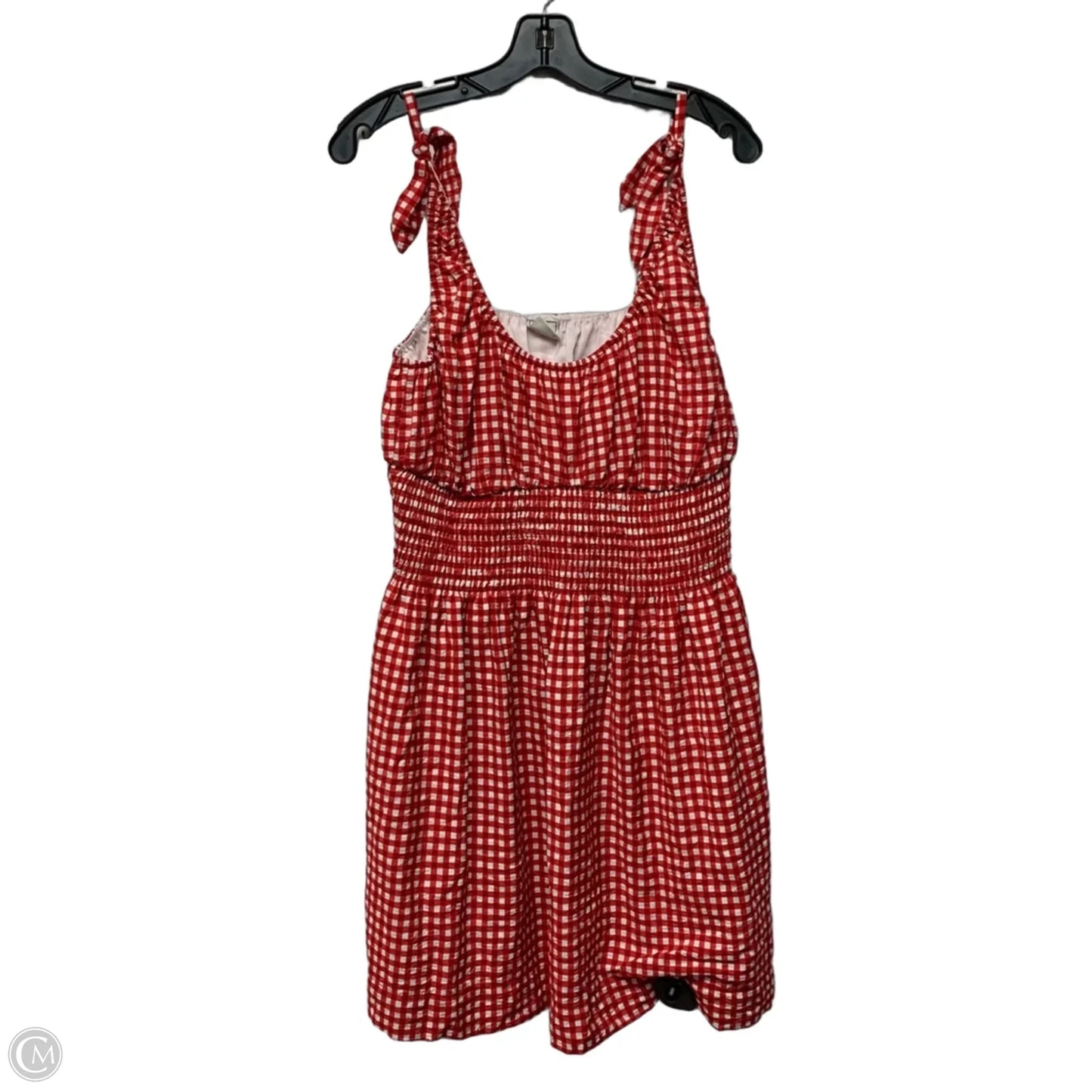 Dress Casual Short By Lee In Red & White, Size: Xl