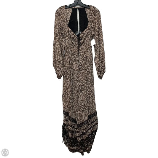 Jumpsuit By Free People In Black & Brown, Size: S