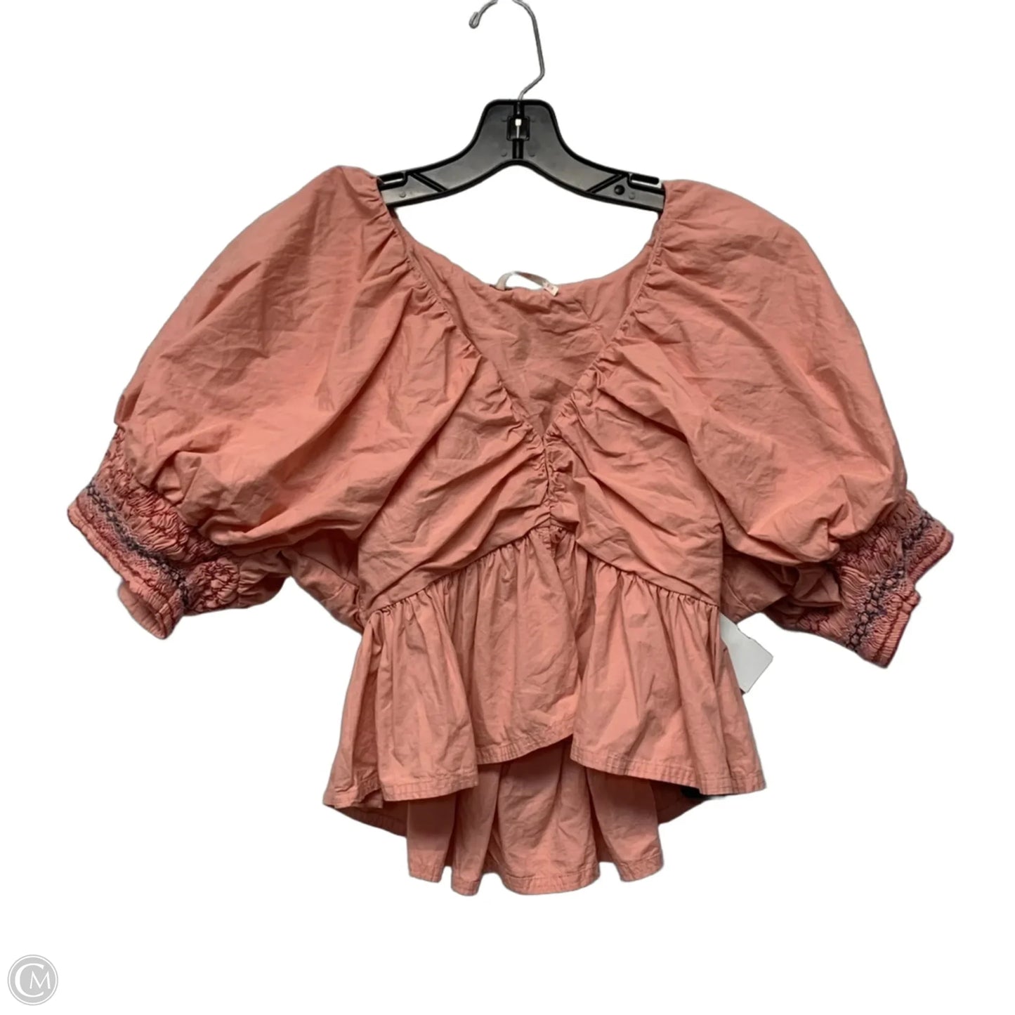 Top Short Sleeve By Free People In Pink, Size: Xs