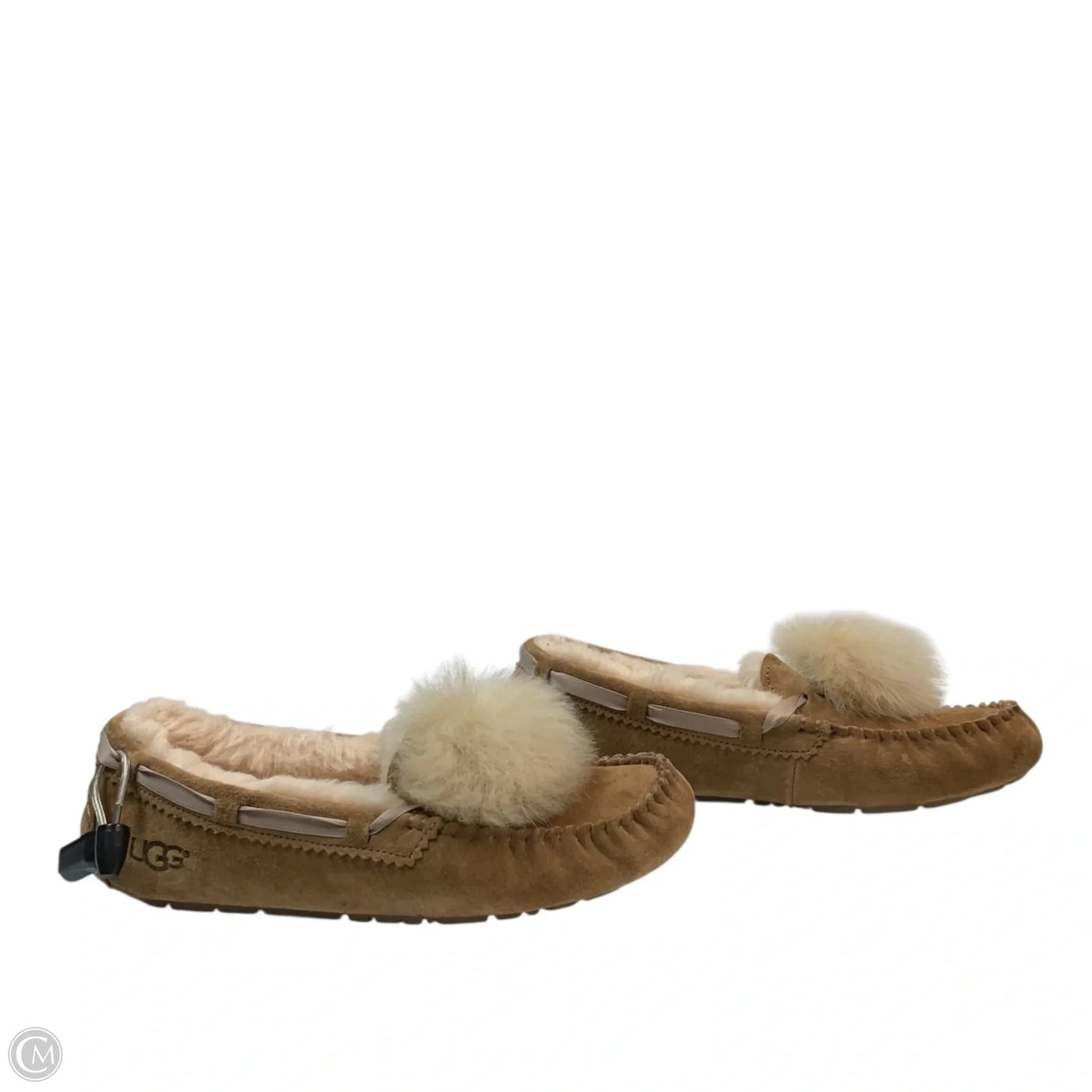 Slippers Designer By Ugg In Brown, Size: 9