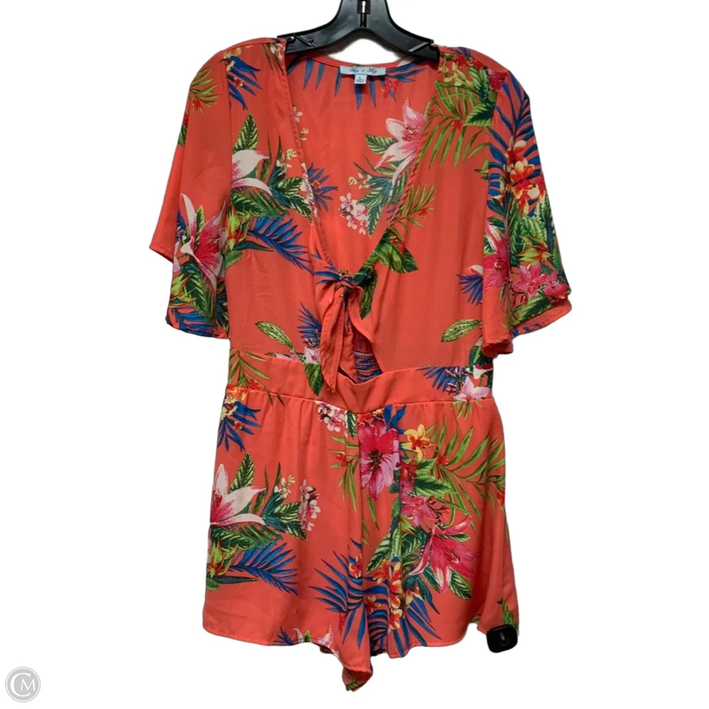 Romper By She + Sky In Pink, Size: L